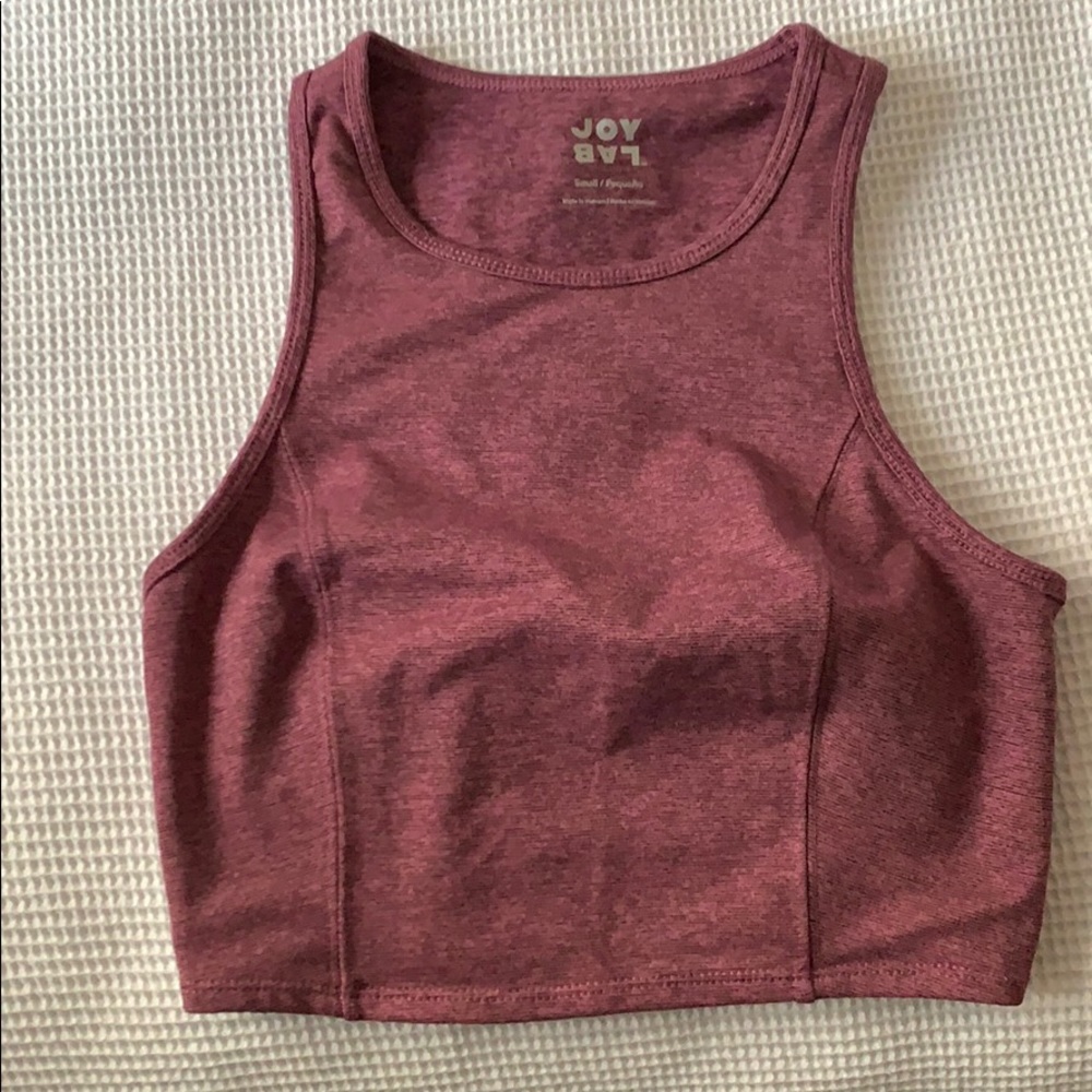 Joy lab cropped workout tank top